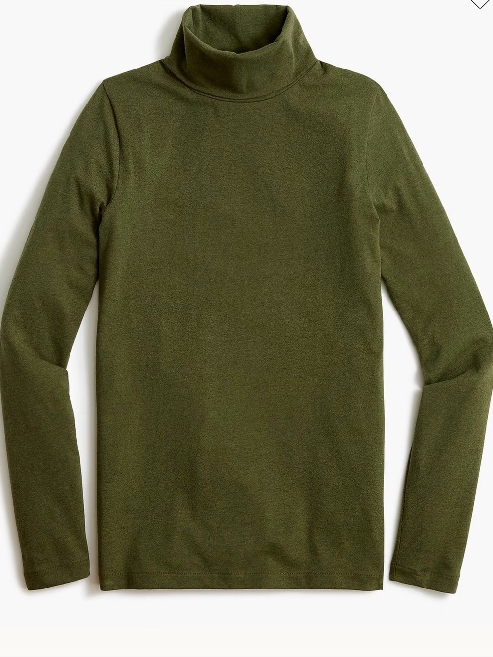 J.Crew Olive Green turtleneck sweater